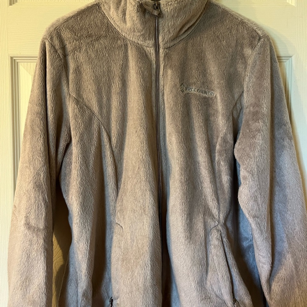 Soft zip up jacket